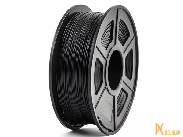 ABS Пластик для 3D печати (филамент) в катушках, 3D Printing Filament ABS Black (Черный), 1,75mm, 1kg