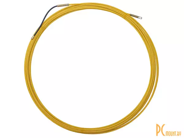 Протяжка кабеля 3мм*10м желтая, СП
