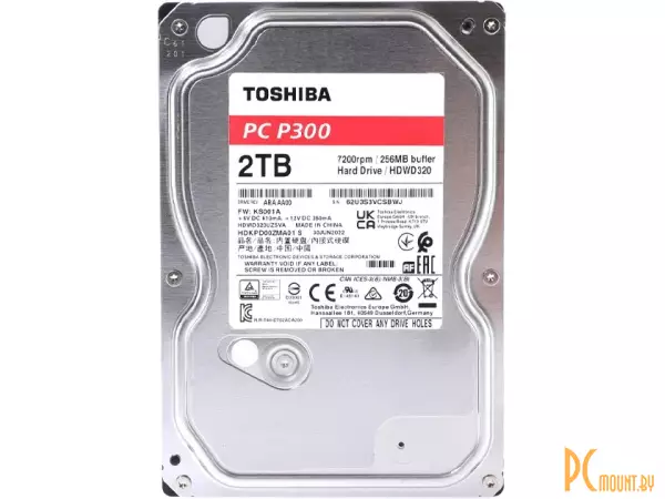 Жесткий диск 2TB Toshiba HDWD320UZSVA SATA-III